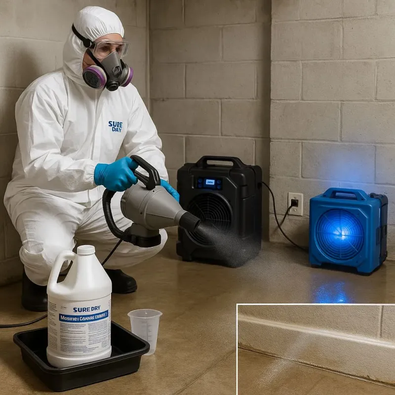 Sanitization and Odor Removal process in Burns Harbor, IN